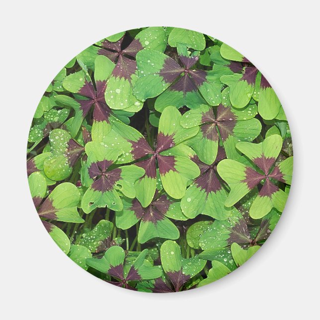 Green Leaves Magnet (Front)