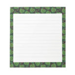 Green Leaves Notepad at Zazzle