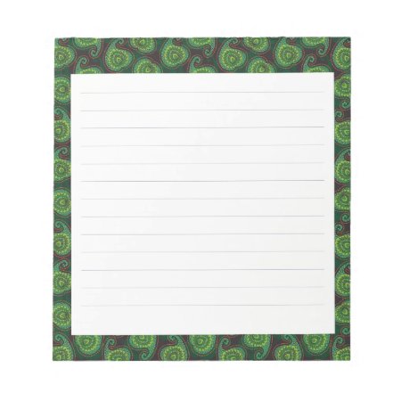 Green Leaves Notepad