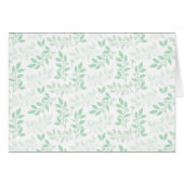 Green Leaves pattern (Front Horizontal)