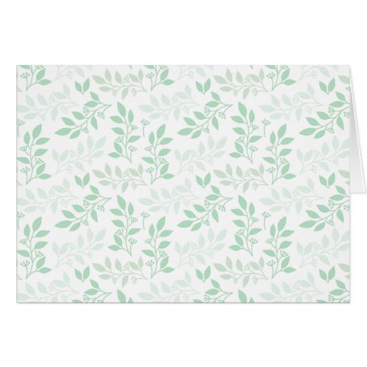 Green Leaves pattern (Front Horizontal)