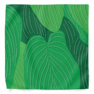Green Leaves Pattern 