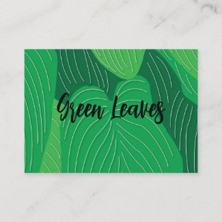 Green Leaves Pattern