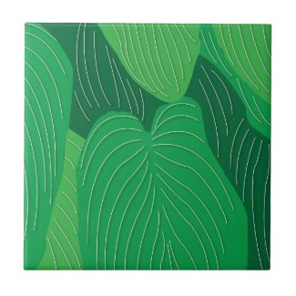Green Leaves Pattern 