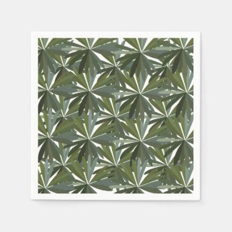 Green Leaves Pattern
