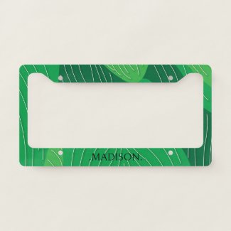 Green Leaves Pattern Personalized