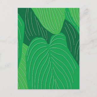 Green Leaves Pattern
