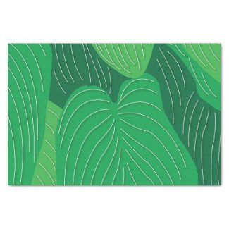 Green Leaves Pattern 