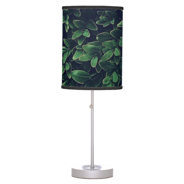 Green Leaves Table Lamp (Front)
