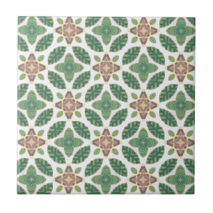 Green Leaves Tile