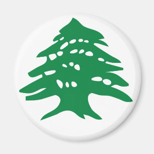 Green Lebanon Cedar Magnet