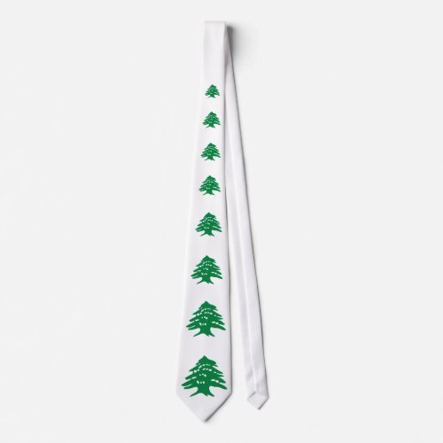 Green Lebanon Cedar Tree Tie
