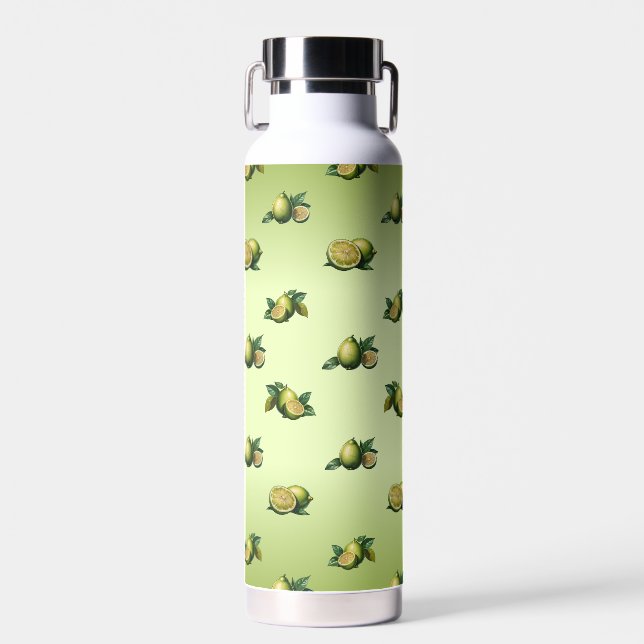 Green lemon water bottle (Front)
