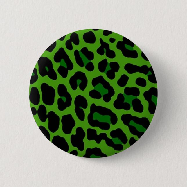 Green Leopard Pin (Front)