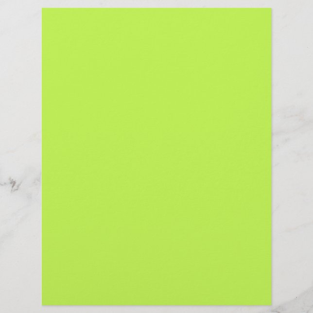 Green Letterhead (Front)
