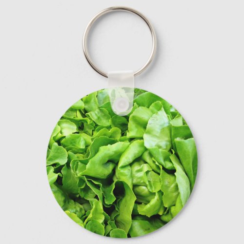 Green Lettuce Keychain