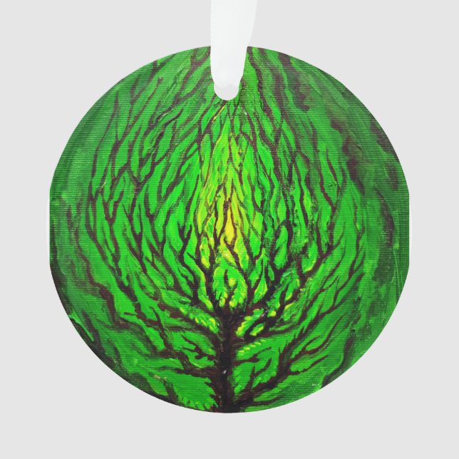 Green life ornament (Front)