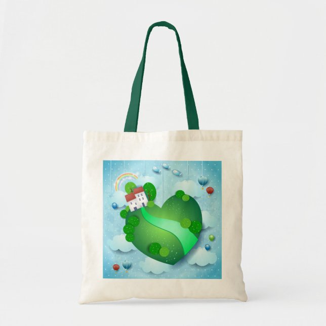 Green Life Tote Bag (Front)