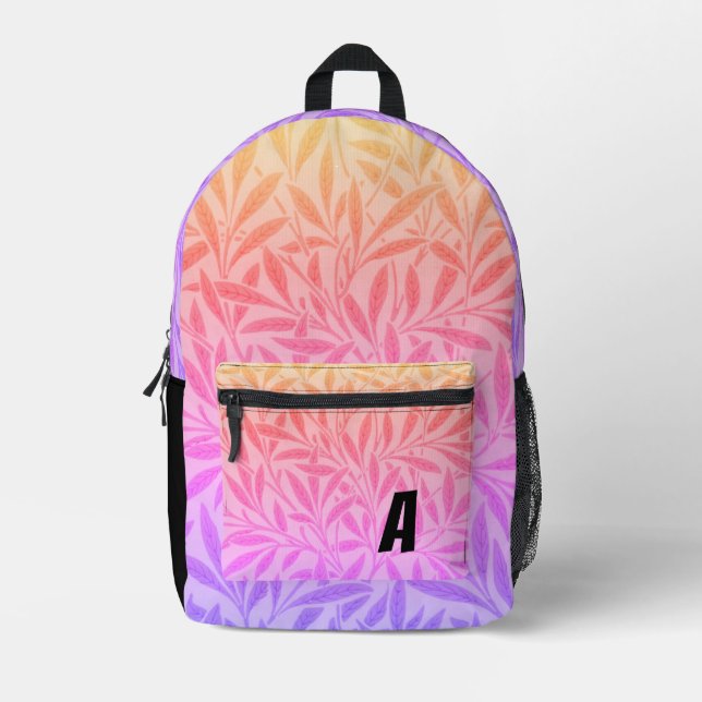 Green Life Tree – Symbol of Growth, Nature &  Printed Backpack (Front)