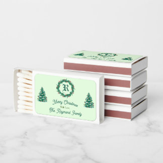Green Light Christmas Tree Matchboxes
