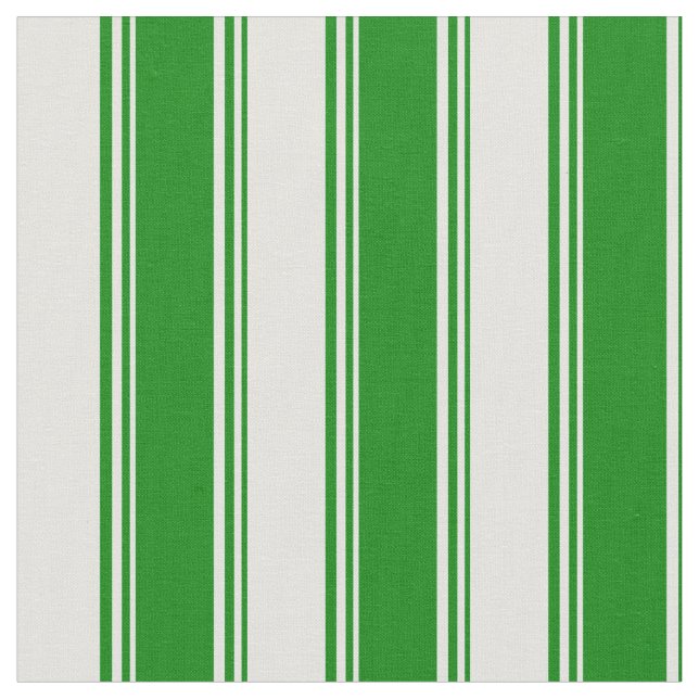 Green & Light Cyan Pattern Fabric (Close Up)