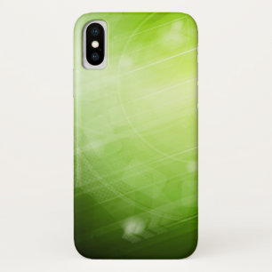 Green light design in hi-tech style iPhone x case