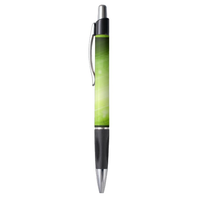 Green light design in hi-tech style pen (Top (Vertical))