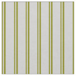 [ Thumbnail: Green & Light Gray Colored Stripes Fabric ]