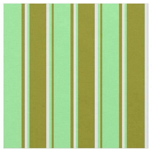 Green, Light Green & Light Cyan Colored Lines Fabric
