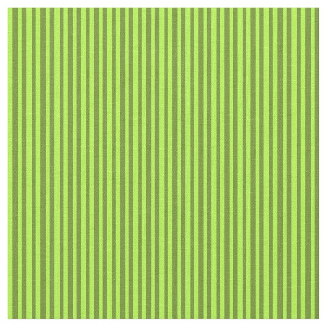 Green & Light Green Stripes Fabric (Close Up)