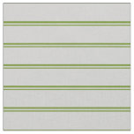 [ Thumbnail: Green & Light Grey Colored Striped/Lined Pattern Fabric ]