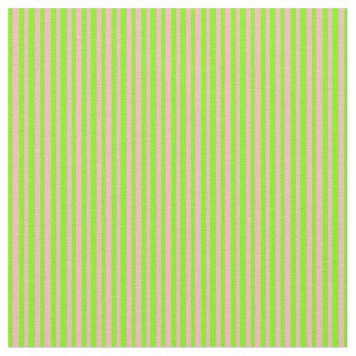Green & Light Pink Lines Pattern Fabric