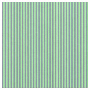Green & Light Slate Gray Lines Fabric