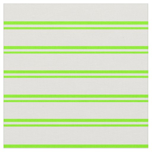 Green & Light Yellow Lines/Stripes Pattern Fabric