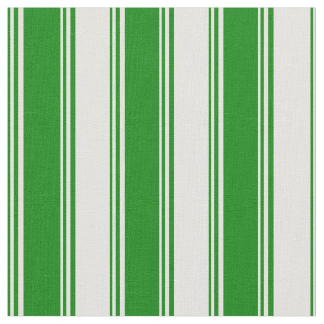 Green & Light Yellow Pattern Fabric (Close Up)
