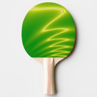 Green Lightning Ping Pong Paddle