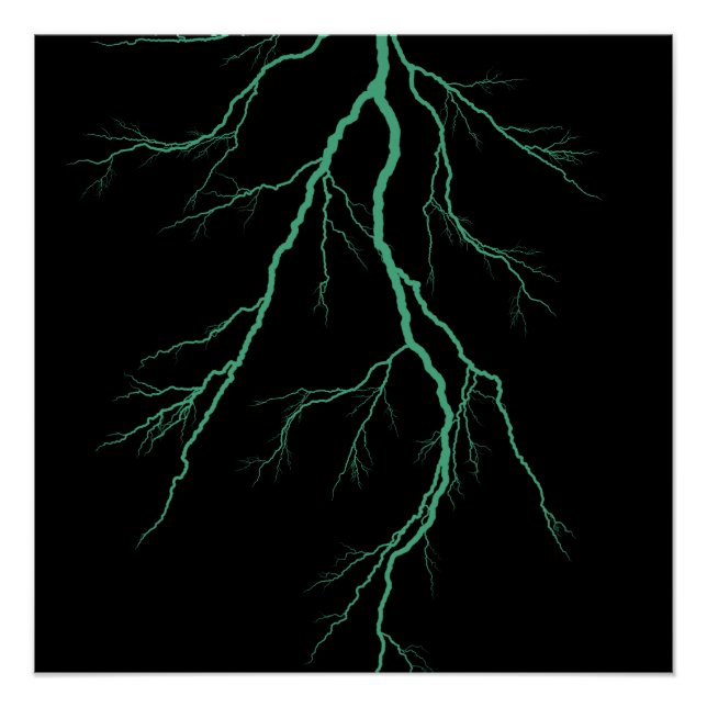 Green lightning poster (Front)