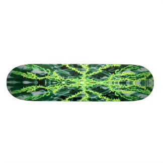 GREEN LIGHTNING SKATEBOARD DECK