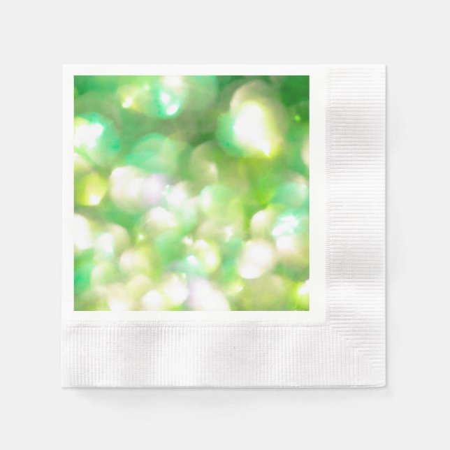 Green Lights Paper  Napkins (Front)