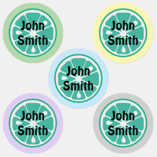 Green Lime Clothing Labels for the kids