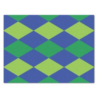 Green Lime Green Diamond Checkered Pattern