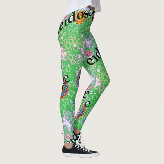 Green Lime Sorbet Leggings (Right)