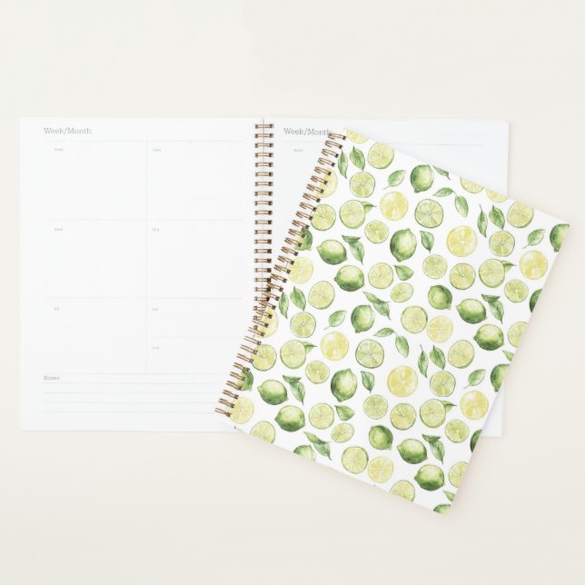 Green Limes Leaves Fruit Planner (Display)