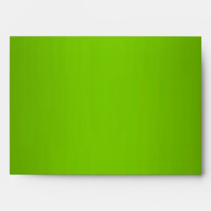Green Lined with Black and White Stripes Envelope