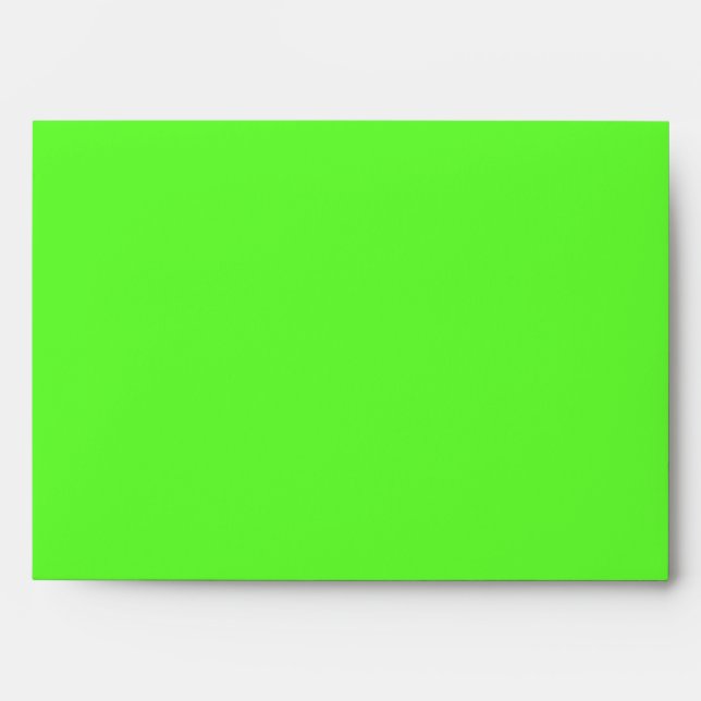 Green Lined with Black and White Stripes Envelope (Front)