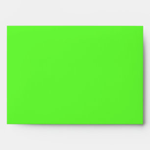 Green Lined with Black and White Stripes Envelope