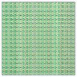 Green Lines and Boxes  Fabric
