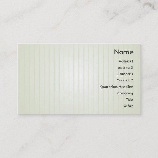 Customizable Green Lines - Business Business Card Templates