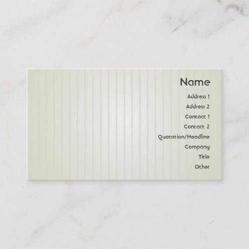 Green Lines - Business Business Card