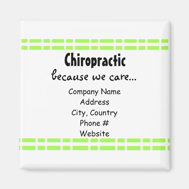 Green Link Design Magnet (Front)